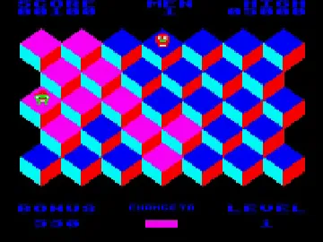 Staircase Stampede! (1984)(Comsoft) screen shot game playing